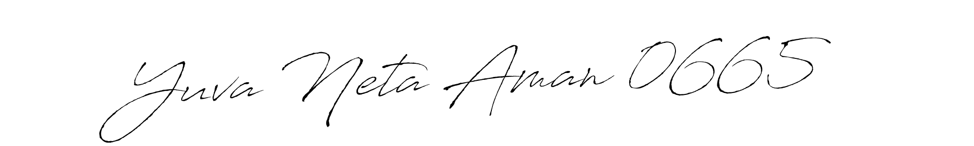Yuva Neta Aman 0665  stylish signature style. Best Handwritten Sign (Antro_Vectra) for my name. Handwritten Signature Collection Ideas for my name Yuva Neta Aman 0665 . Yuva Neta Aman 0665  signature style 6 images and pictures png