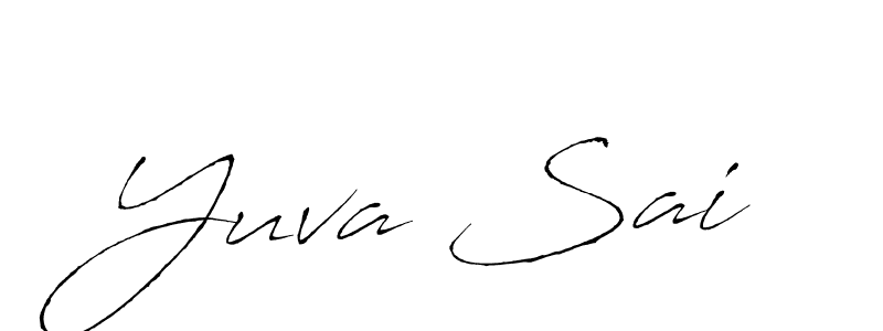 Yuva Sai stylish signature style. Best Handwritten Sign (Antro_Vectra) for my name. Handwritten Signature Collection Ideas for my name Yuva Sai. Yuva Sai signature style 6 images and pictures png
