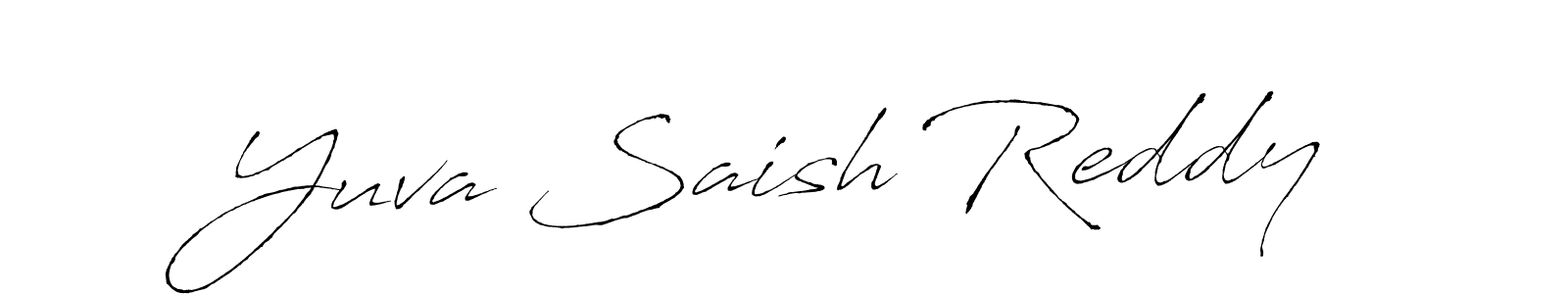 Yuva Saish Reddy stylish signature style. Best Handwritten Sign (Antro_Vectra) for my name. Handwritten Signature Collection Ideas for my name Yuva Saish Reddy. Yuva Saish Reddy signature style 6 images and pictures png