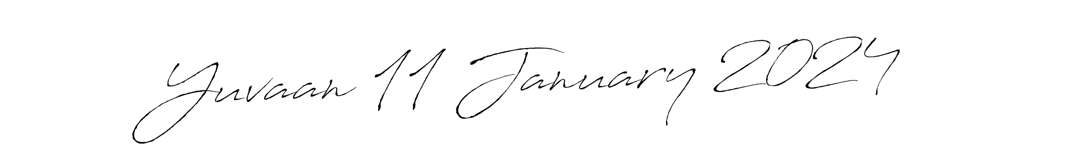 How to Draw Yuvaan 11 January 2024 signature style? Antro_Vectra is a latest design signature styles for name Yuvaan 11 January 2024. Yuvaan 11 January 2024 signature style 6 images and pictures png