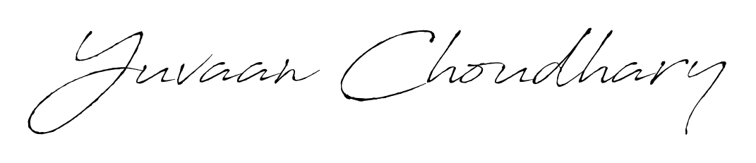 Get an exclusive digital autograph for Yuvaan Choudhary. The Antro_Vectra typeface captures the charm of real penmanship on paper. Yuvaan Choudhary signature style 6 images and pictures png