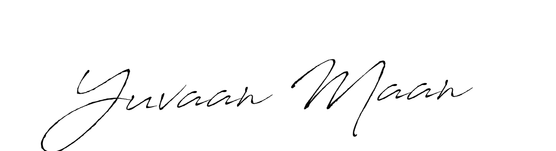 Yuvaan Maan stylish signature style. Best Handwritten Sign (Antro_Vectra) for my name. Handwritten Signature Collection Ideas for my name Yuvaan Maan. Yuvaan Maan signature style 6 images and pictures png