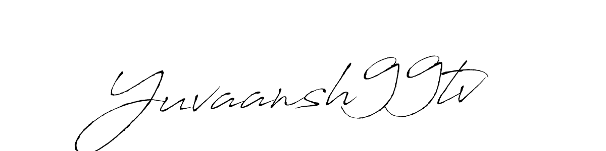 The best way (Antro_Vectra) to make a short signature is to pick only two or three words in your name. The name Yuvaansh99tv include a total of six letters. For converting this name. Yuvaansh99tv signature style 6 images and pictures png