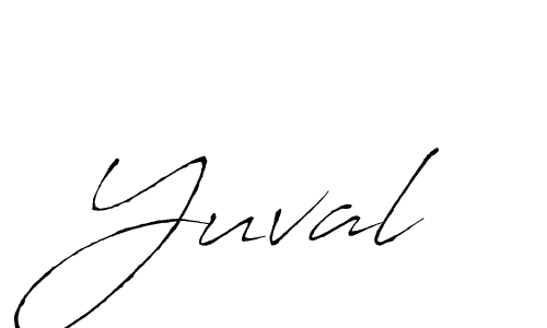 Yuval stylish signature style. Best Handwritten Sign (Antro_Vectra) for my name. Handwritten Signature Collection Ideas for my name Yuval. Yuval signature style 6 images and pictures png