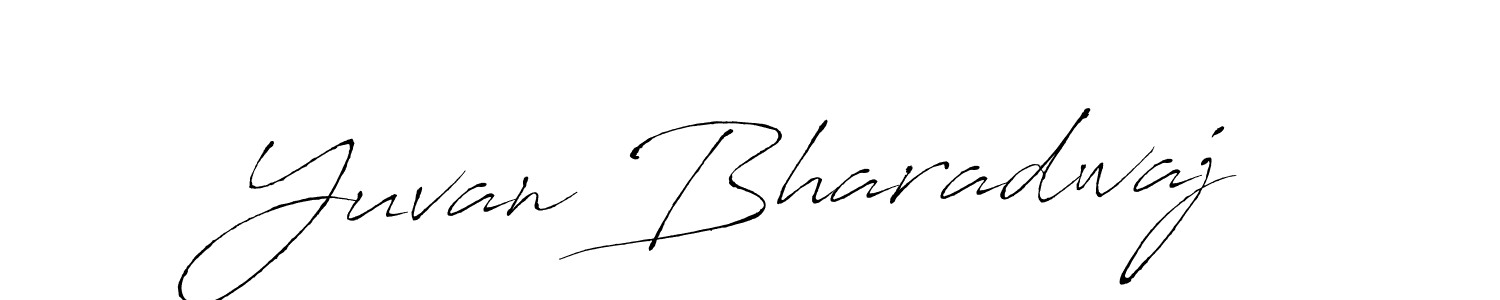 Antro_Vectra is a professional signature style that is perfect for those who want to add a touch of class to their signature. It is also a great choice for those who want to make their signature more unique. Get Yuvan Bharadwaj name to fancy signature for free. Yuvan Bharadwaj signature style 6 images and pictures png