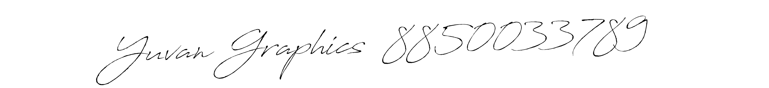 Similarly Antro_Vectra is the best handwritten signature design. Signature creator online .You can use it as an online autograph creator for name Yuvan Graphics  8850033789. Yuvan Graphics  8850033789 signature style 6 images and pictures png