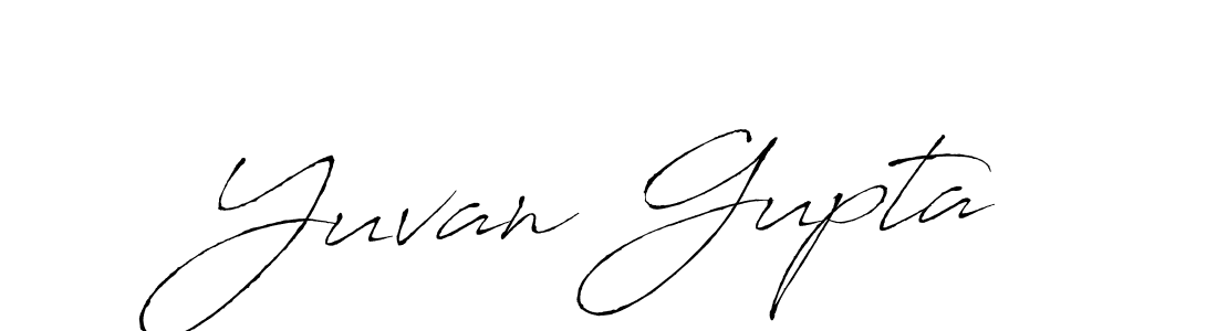 Yuvan Gupta stylish signature style. Best Handwritten Sign (Antro_Vectra) for my name. Handwritten Signature Collection Ideas for my name Yuvan Gupta. Yuvan Gupta signature style 6 images and pictures png