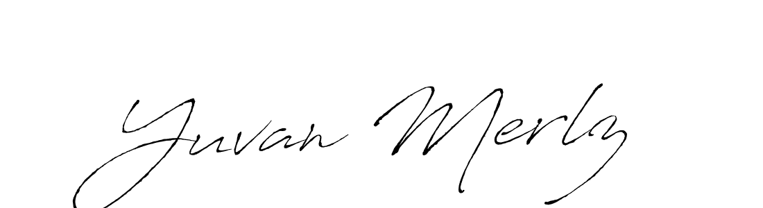 Create a beautiful signature design for name Yuvan Merlz. With this signature (Antro_Vectra) fonts, you can make a handwritten signature for free. Yuvan Merlz signature style 6 images and pictures png