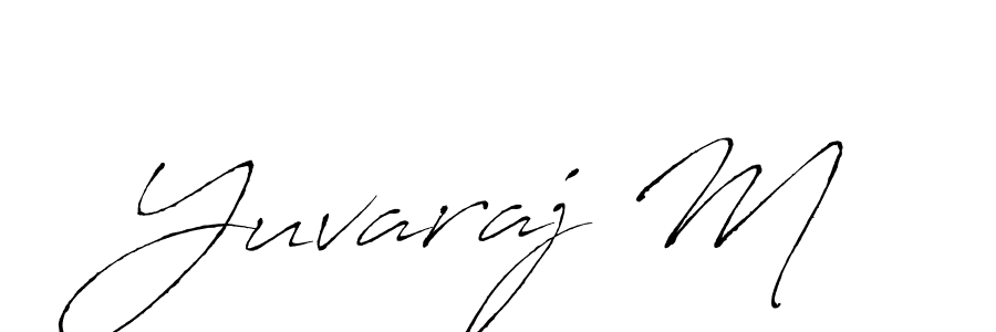 Similarly Antro_Vectra is the best handwritten signature design. Signature creator online .You can use it as an online autograph creator for name Yuvaraj M. Yuvaraj M signature style 6 images and pictures png