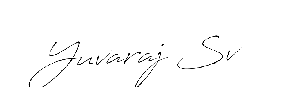 Once you've used our free online signature maker to create your best signature Antro_Vectra style, it's time to enjoy all of the benefits that Yuvaraj Sv name signing documents. Yuvaraj Sv signature style 6 images and pictures png