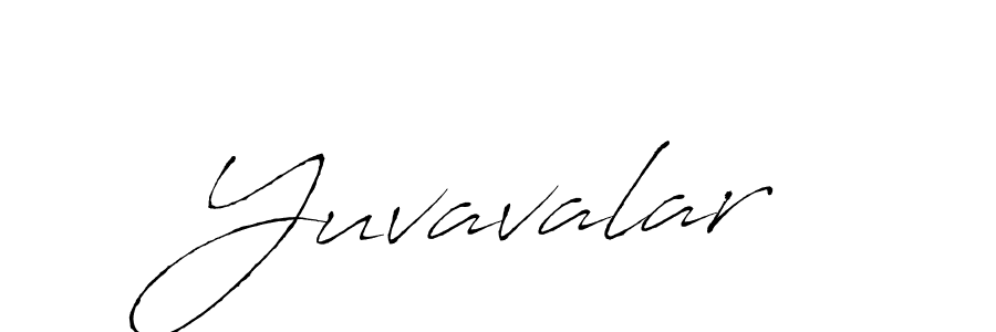 Make a beautiful signature design for name Yuvavalar. With this signature (Antro_Vectra) style, you can create a handwritten signature for free. Yuvavalar signature style 6 images and pictures png