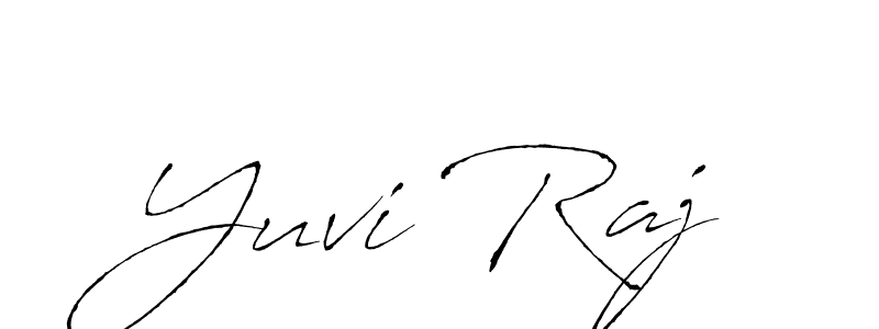 Make a beautiful signature design for name Yuvi Raj. With this signature (Antro_Vectra) style, you can create a handwritten signature for free. Yuvi Raj signature style 6 images and pictures png