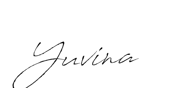 How to make Yuvina name signature. Use Antro_Vectra style for creating short signs online. This is the latest handwritten sign. Yuvina signature style 6 images and pictures png