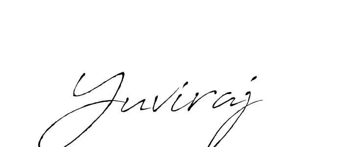 Create a beautiful signature design for name Yuviraj. With this signature (Antro_Vectra) fonts, you can make a handwritten signature for free. Yuviraj signature style 6 images and pictures png