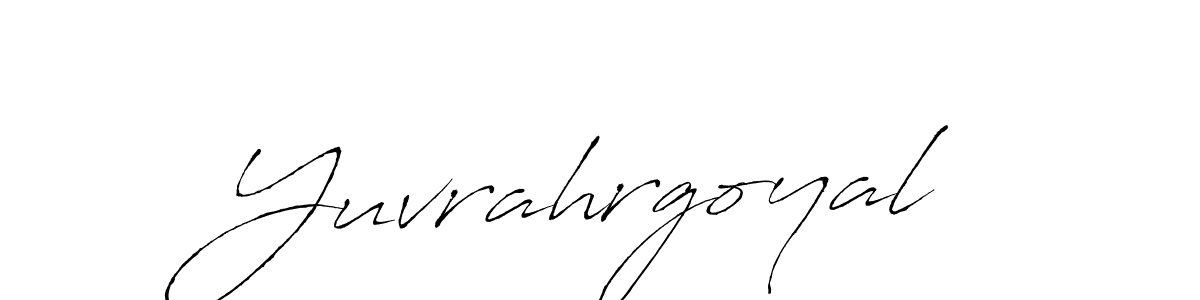 Design your own signature with our free online signature maker. With this signature software, you can create a handwritten (Antro_Vectra) signature for name Yuvrahrgoyal. Yuvrahrgoyal signature style 6 images and pictures png