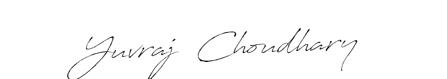 It looks lik you need a new signature style for name Yuvraj  Choudhary. Design unique handwritten (Antro_Vectra) signature with our free signature maker in just a few clicks. Yuvraj  Choudhary signature style 6 images and pictures png