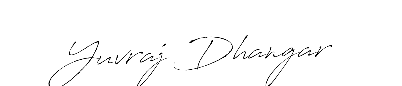 Yuvraj Dhangar stylish signature style. Best Handwritten Sign (Antro_Vectra) for my name. Handwritten Signature Collection Ideas for my name Yuvraj Dhangar. Yuvraj Dhangar signature style 6 images and pictures png