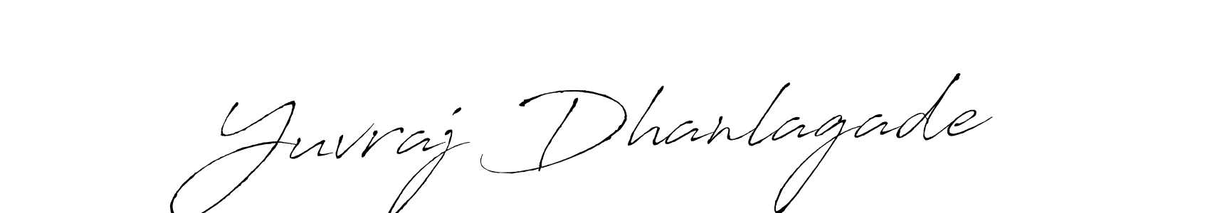 Use a signature maker to create a handwritten signature online. With this signature software, you can design (Antro_Vectra) your own signature for name Yuvraj Dhanlagade. Yuvraj Dhanlagade signature style 6 images and pictures png