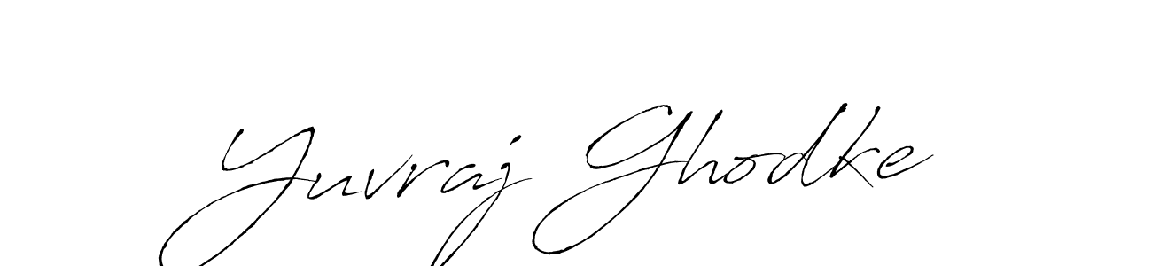 How to make Yuvraj Ghodke signature? Antro_Vectra is a professional autograph style. Create handwritten signature for Yuvraj Ghodke name. Yuvraj Ghodke signature style 6 images and pictures png