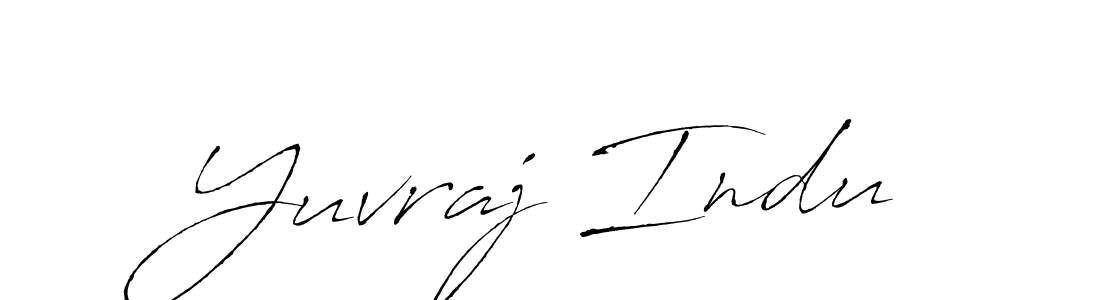 Yuvraj Indu stylish signature style. Best Handwritten Sign (Antro_Vectra) for my name. Handwritten Signature Collection Ideas for my name Yuvraj Indu. Yuvraj Indu signature style 6 images and pictures png