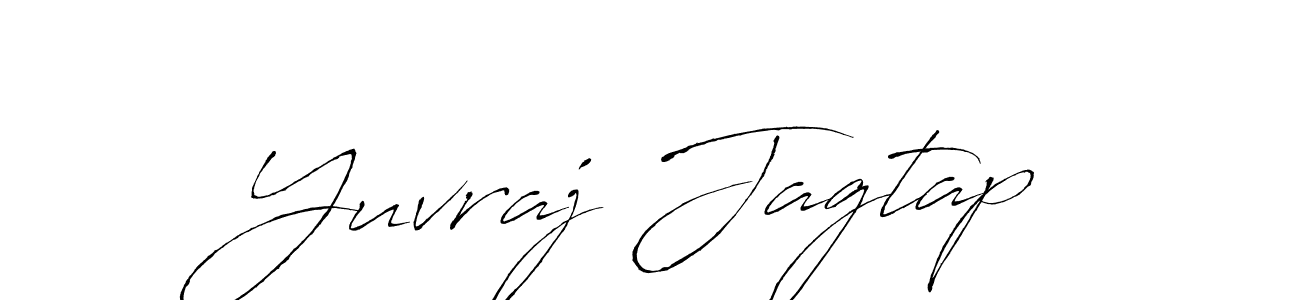 Similarly Antro_Vectra is the best handwritten signature design. Signature creator online .You can use it as an online autograph creator for name Yuvraj Jagtap. Yuvraj Jagtap signature style 6 images and pictures png