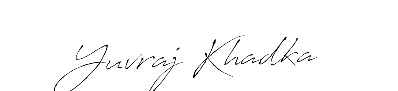 Antro_Vectra is a professional signature style that is perfect for those who want to add a touch of class to their signature. It is also a great choice for those who want to make their signature more unique. Get Yuvraj Khadka name to fancy signature for free. Yuvraj Khadka signature style 6 images and pictures png