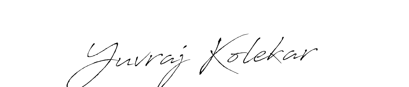 if you are searching for the best signature style for your name Yuvraj Kolekar. so please give up your signature search. here we have designed multiple signature styles  using Antro_Vectra. Yuvraj Kolekar signature style 6 images and pictures png