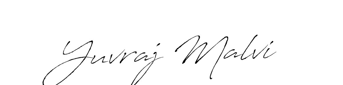 It looks lik you need a new signature style for name Yuvraj Malvi. Design unique handwritten (Antro_Vectra) signature with our free signature maker in just a few clicks. Yuvraj Malvi signature style 6 images and pictures png