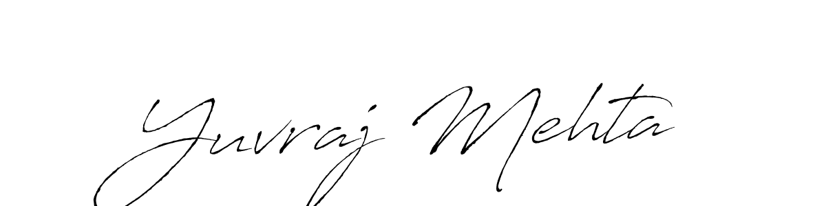 Use a signature maker to create a handwritten signature online. With this signature software, you can design (Antro_Vectra) your own signature for name Yuvraj Mehta. Yuvraj Mehta signature style 6 images and pictures png