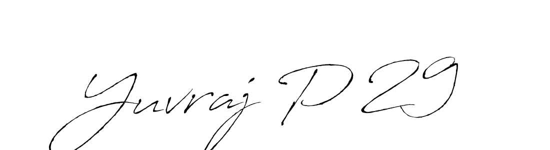 It looks lik you need a new signature style for name Yuvraj P 29. Design unique handwritten (Antro_Vectra) signature with our free signature maker in just a few clicks. Yuvraj P 29 signature style 6 images and pictures png