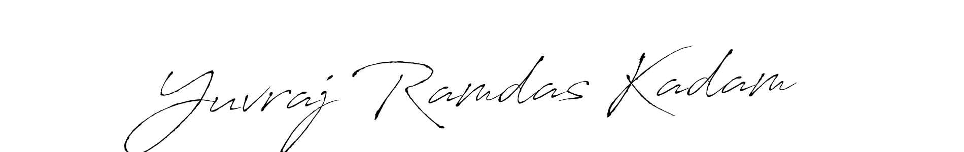 You can use this online signature creator to create a handwritten signature for the name Yuvraj Ramdas Kadam. This is the best online autograph maker. Yuvraj Ramdas Kadam signature style 6 images and pictures png