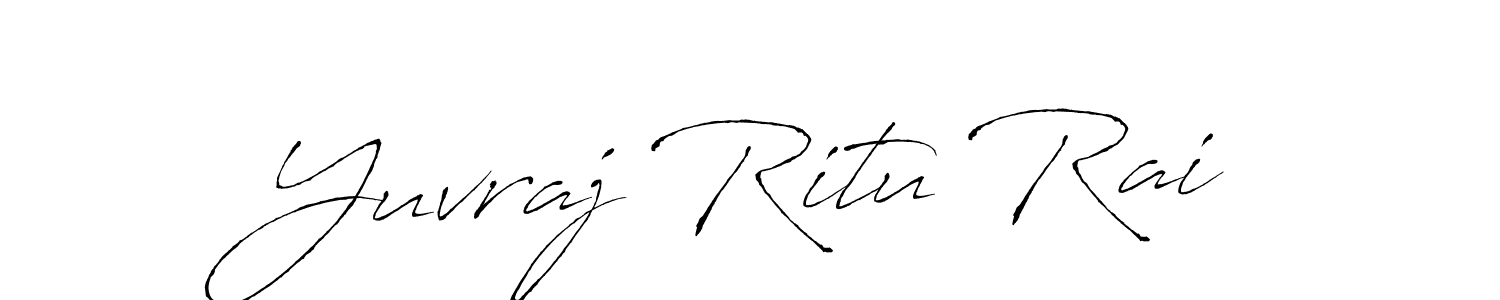 How to make Yuvraj Ritu Rai signature? Antro_Vectra is a professional autograph style. Create handwritten signature for Yuvraj Ritu Rai name. Yuvraj Ritu Rai signature style 6 images and pictures png