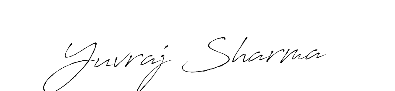 How to Draw Yuvraj Sharma signature style? Antro_Vectra is a latest design signature styles for name Yuvraj Sharma. Yuvraj Sharma signature style 6 images and pictures png