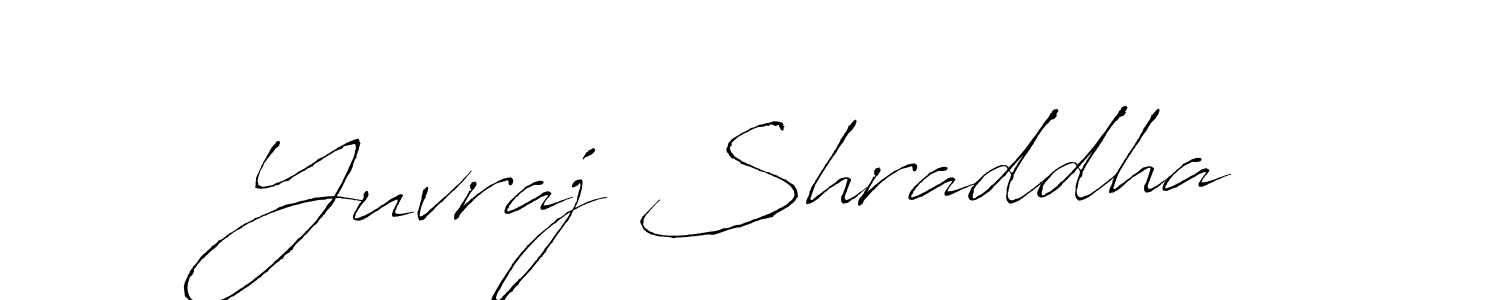 How to make Yuvraj Shraddha signature? Antro_Vectra is a professional autograph style. Create handwritten signature for Yuvraj Shraddha name. Yuvraj Shraddha signature style 6 images and pictures png