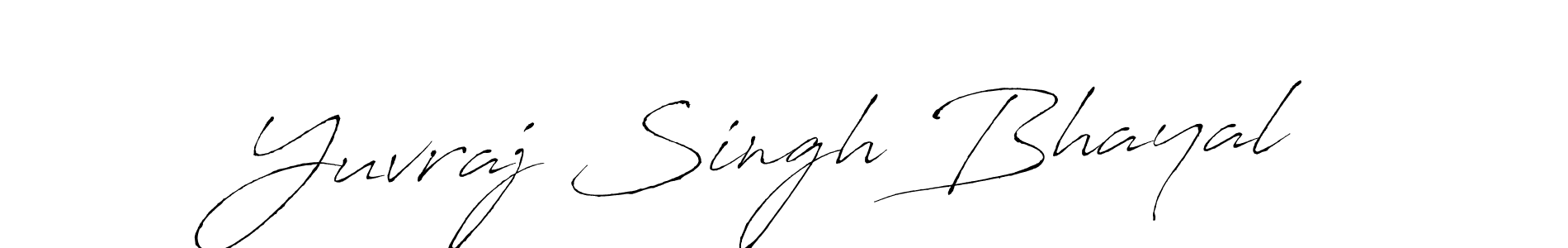 Design your own signature with our free online signature maker. With this signature software, you can create a handwritten (Antro_Vectra) signature for name Yuvraj Singh Bhayal. Yuvraj Singh Bhayal signature style 6 images and pictures png