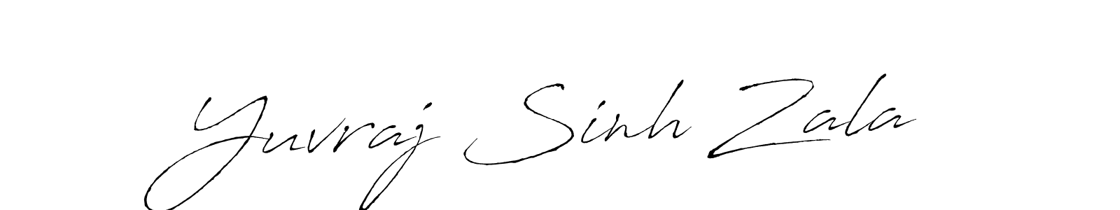 Also we have Yuvraj Sinh Zala name is the best signature style. Create professional handwritten signature collection using Antro_Vectra autograph style. Yuvraj Sinh Zala signature style 6 images and pictures png