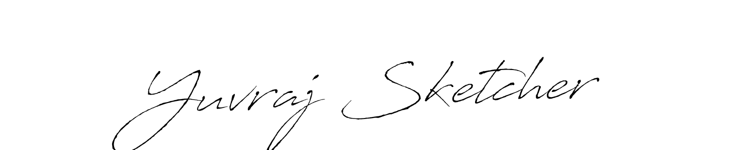 Create a beautiful signature design for name Yuvraj Sketcher. With this signature (Antro_Vectra) fonts, you can make a handwritten signature for free. Yuvraj Sketcher signature style 6 images and pictures png