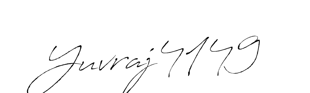 Also we have Yuvraj4149 name is the best signature style. Create professional handwritten signature collection using Antro_Vectra autograph style. Yuvraj4149 signature style 6 images and pictures png