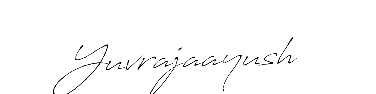 Use a signature maker to create a handwritten signature online. With this signature software, you can design (Antro_Vectra) your own signature for name Yuvrajaayush. Yuvrajaayush signature style 6 images and pictures png