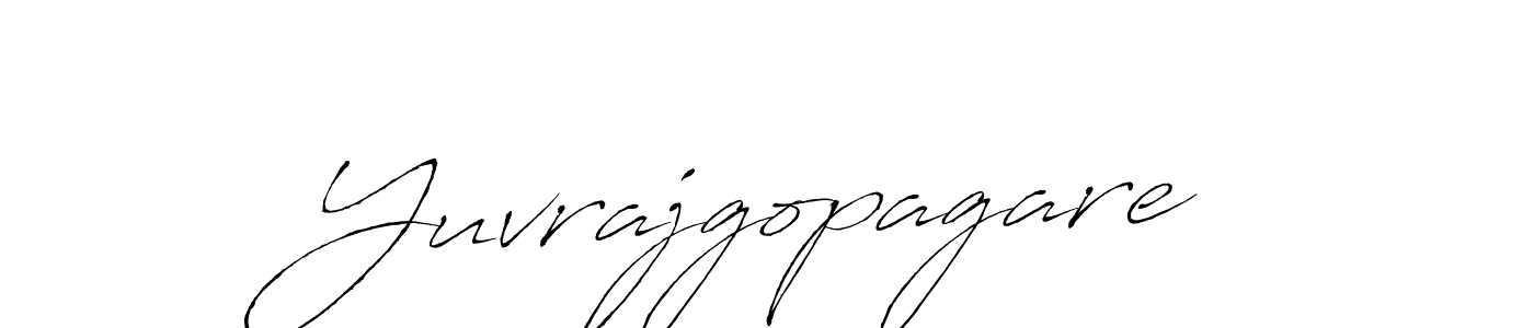 Yuvrajgopagare stylish signature style. Best Handwritten Sign (Antro_Vectra) for my name. Handwritten Signature Collection Ideas for my name Yuvrajgopagare. Yuvrajgopagare signature style 6 images and pictures png