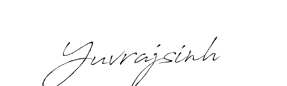 How to make Yuvrajsinh name signature. Use Antro_Vectra style for creating short signs online. This is the latest handwritten sign. Yuvrajsinh signature style 6 images and pictures png