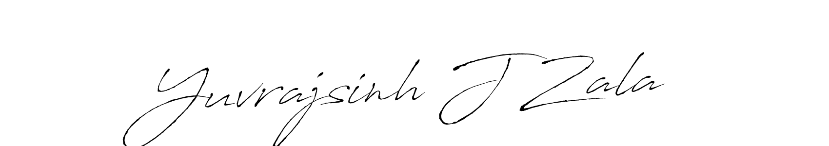 How to make Yuvrajsinh J Zala signature? Antro_Vectra is a professional autograph style. Create handwritten signature for Yuvrajsinh J Zala name. Yuvrajsinh J Zala signature style 6 images and pictures png