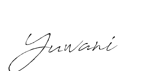 Use a signature maker to create a handwritten signature online. With this signature software, you can design (Antro_Vectra) your own signature for name Yuwani. Yuwani signature style 6 images and pictures png