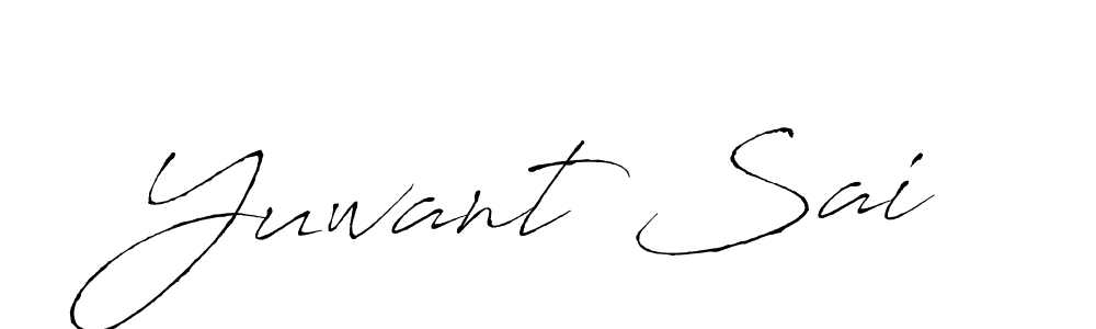 How to make Yuwant Sai signature? Antro_Vectra is a professional autograph style. Create handwritten signature for Yuwant Sai name. Yuwant Sai signature style 6 images and pictures png