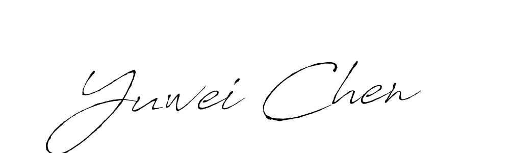 Also we have Yuwei Chen name is the best signature style. Create professional handwritten signature collection using Antro_Vectra autograph style. Yuwei Chen signature style 6 images and pictures png