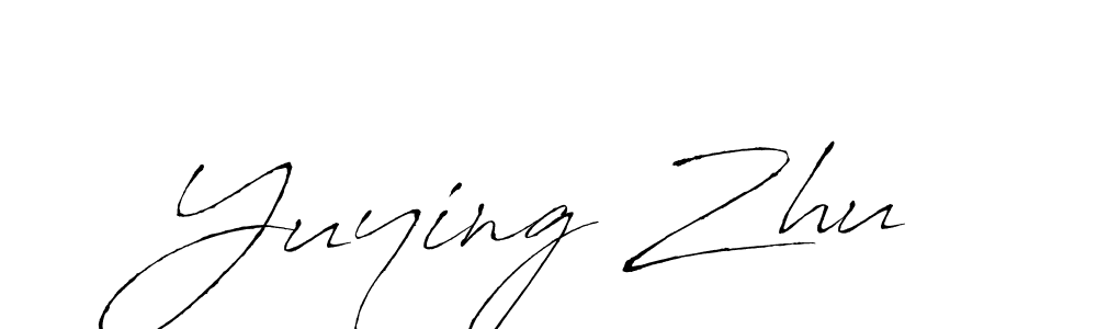 Make a beautiful signature design for name Yuying Zhu. Use this online signature maker to create a handwritten signature for free. Yuying Zhu signature style 6 images and pictures png