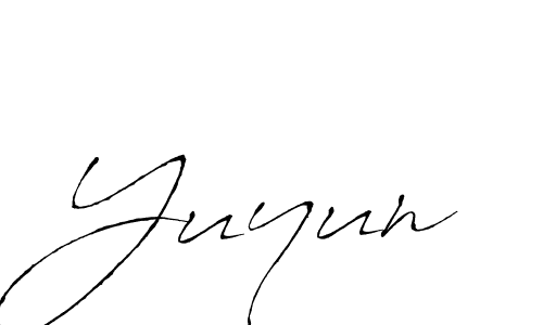 Once you've used our free online signature maker to create your best signature Antro_Vectra style, it's time to enjoy all of the benefits that Yuyun name signing documents. Yuyun signature style 6 images and pictures png