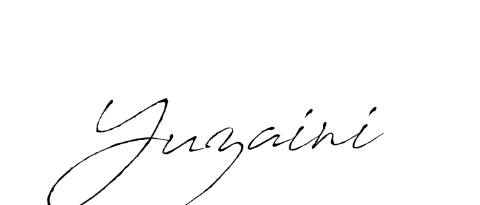 if you are searching for the best signature style for your name Yuzaini. so please give up your signature search. here we have designed multiple signature styles  using Antro_Vectra. Yuzaini signature style 6 images and pictures png