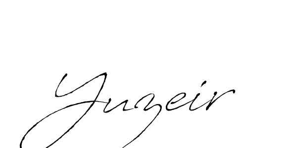 Design your own signature with our free online signature maker. With this signature software, you can create a handwritten (Antro_Vectra) signature for name Yuzeir. Yuzeir signature style 6 images and pictures png