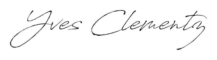 A dynamic signature style for Yves Clementz using Antro_Vectra script. Designed to look authentic, handwritten, and professional. Yves Clementz signature style 6 images and pictures png